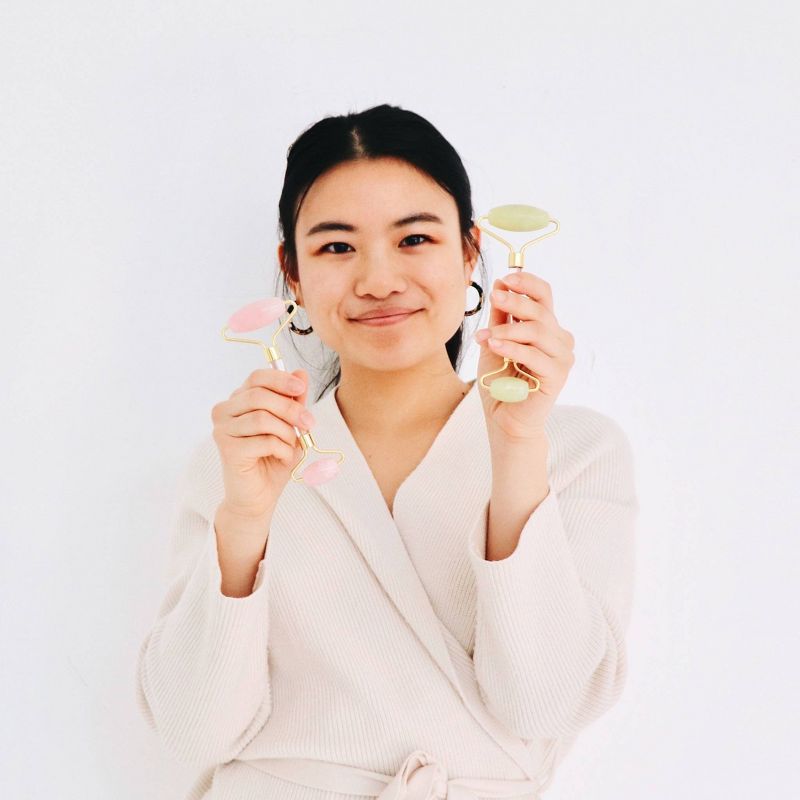 Mei Apothecary Rose Quartz Facial Roller