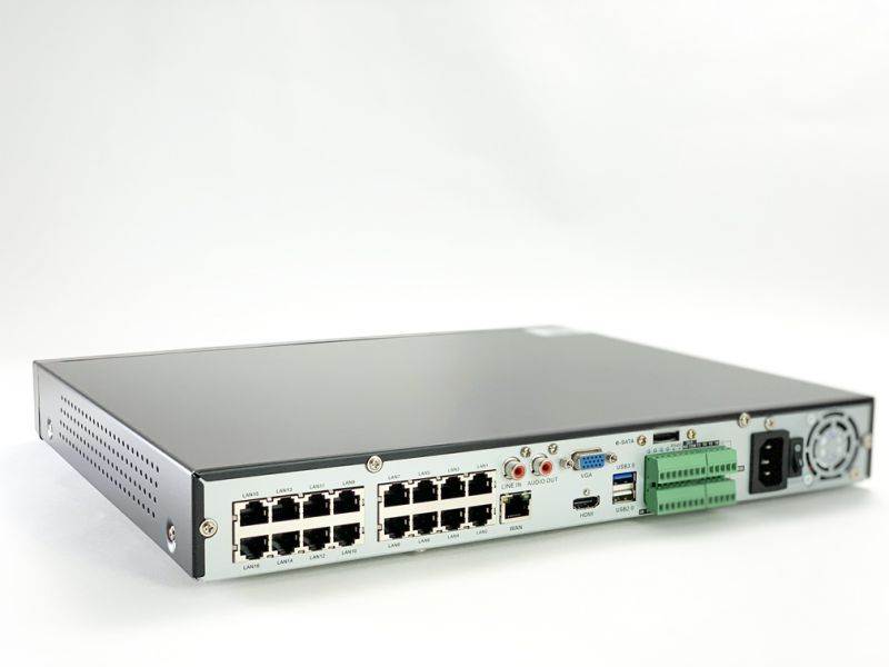 Camius 4K 16 Channel NVR security system with 8 x 5MP Dome & Bullet IP PoE Cameras  with a built-in microphone, 100ft night vision, 2 SATA - SOLD without HDD - 320 Mbps, PC, Mac, phone view - 16PP4B4I