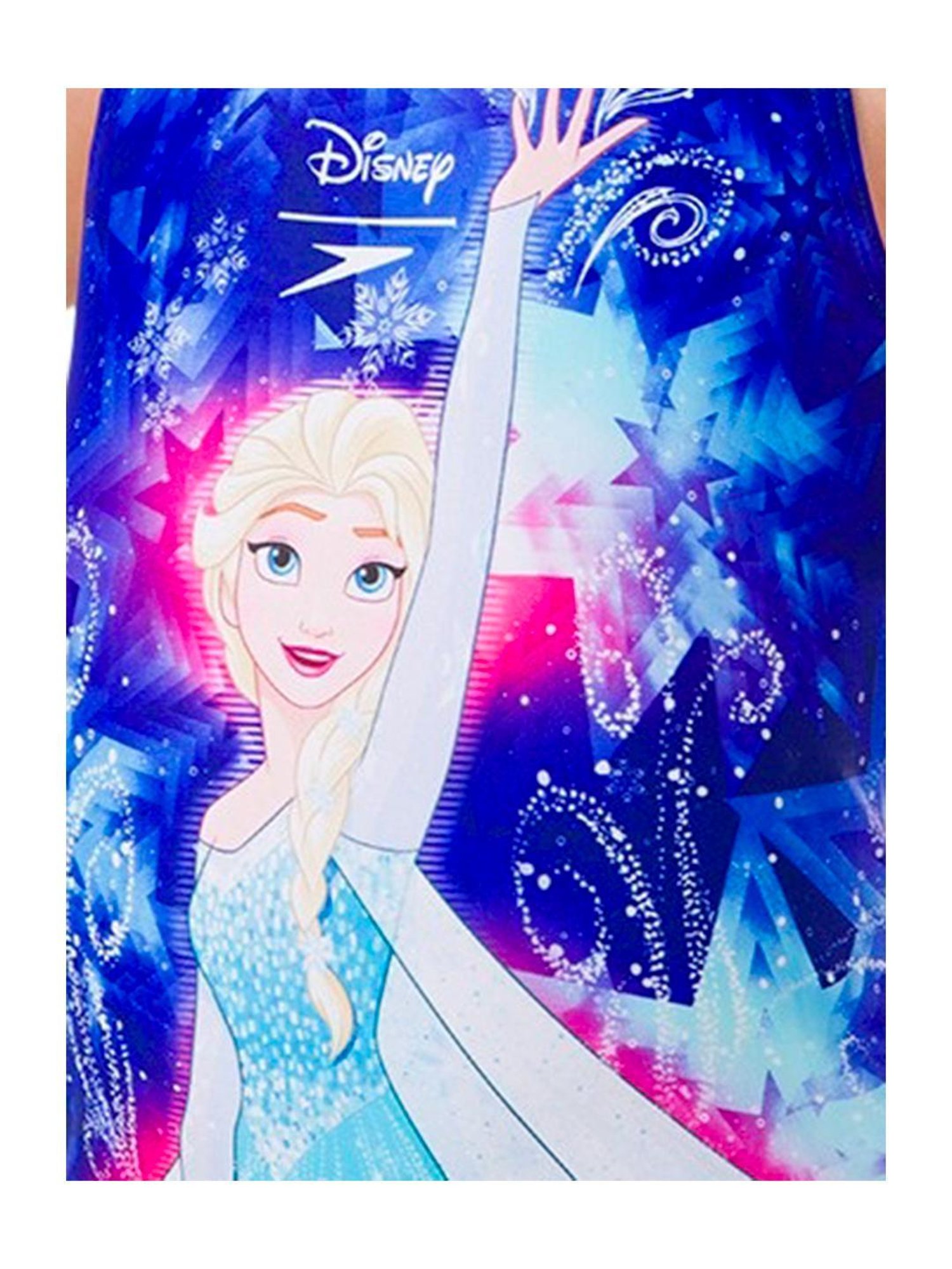 Speedo Kids Blue Printed Swimsuit