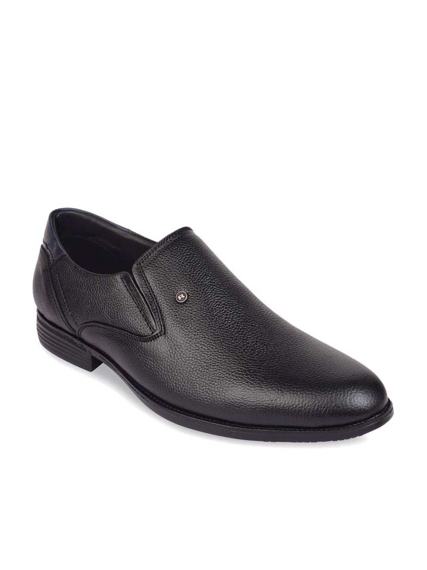 Regal Men's Black Formal Slip-Ons