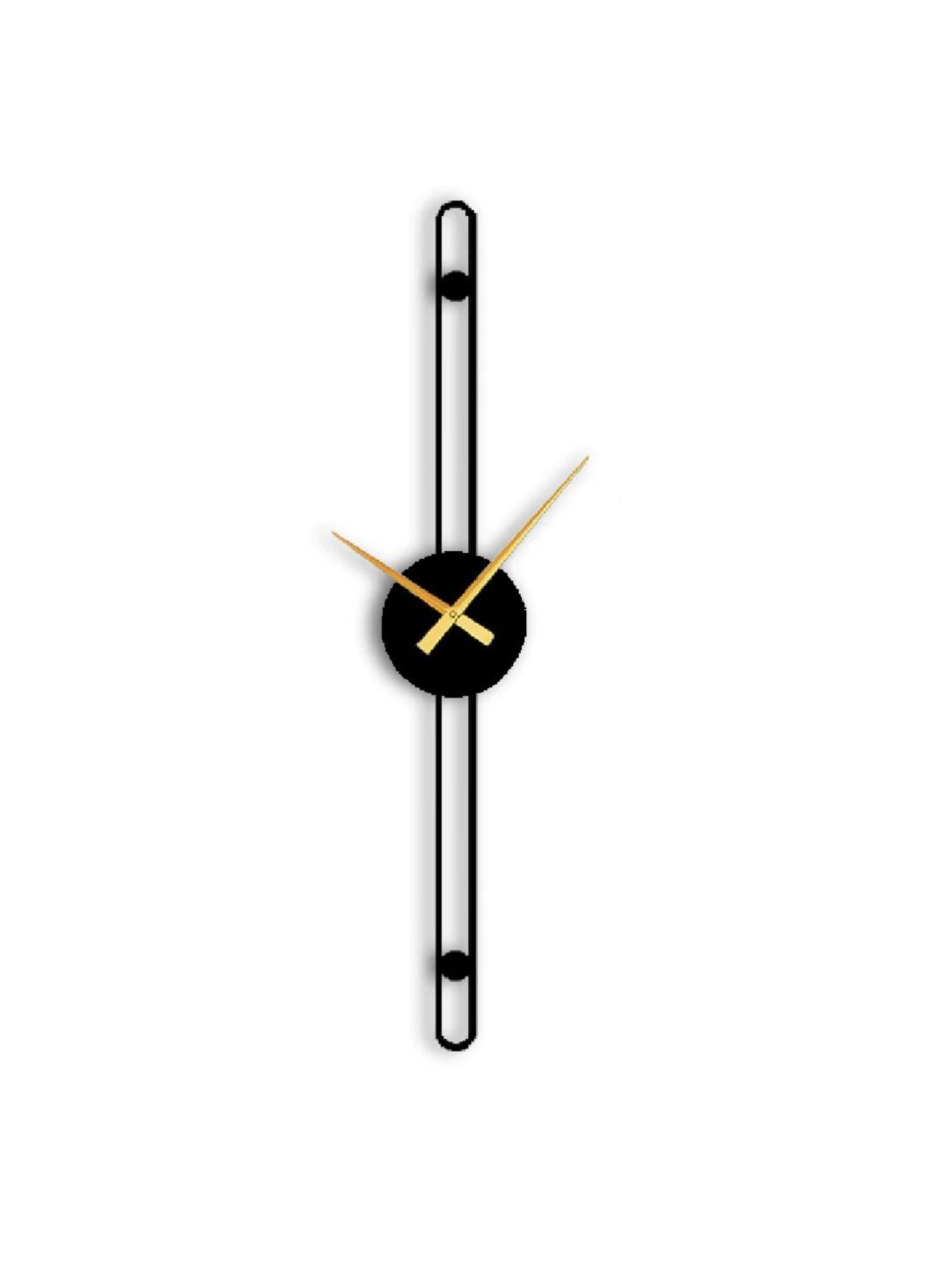 SEIKO classic black plastic wall clock with sweep movement