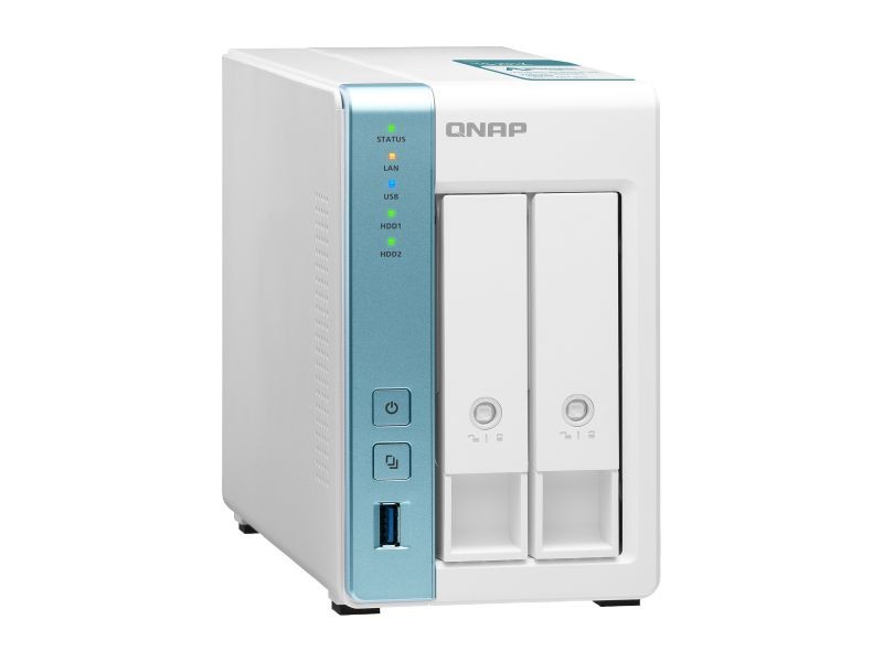 QNAP 4-Bay Personal Cloud NAS for Backup and Data Sharing 4-core 1.7GHz 1GB RAM w/ Lockable Drive Tray TS-431K-US