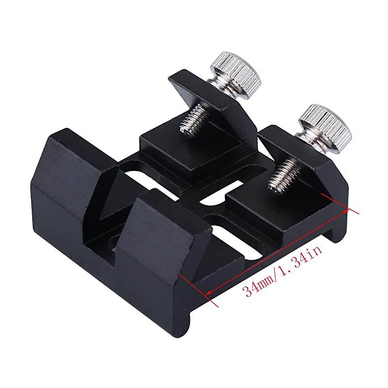 Universal Dovetail Base for Finder Scope Ideal for Installation of Finder Scope Green Laser Pointer Bracket for Optical Telescope