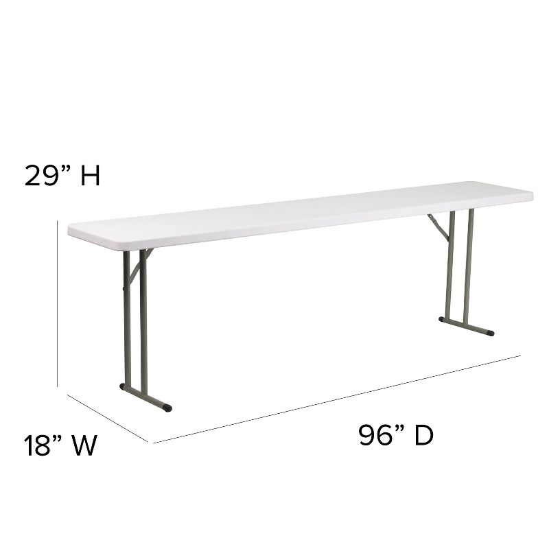 5pc Tray Table Set White - Flora Home