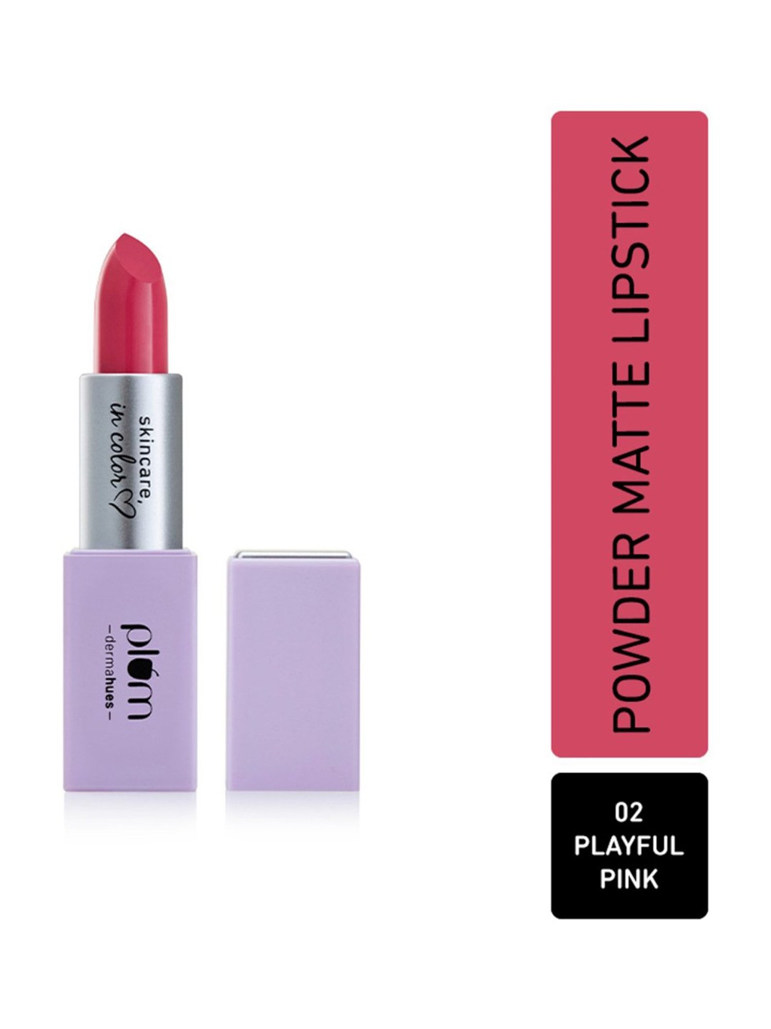 Plum Velvet Haze Matte Lipstick 02 Playful Pink - 4.2 gm