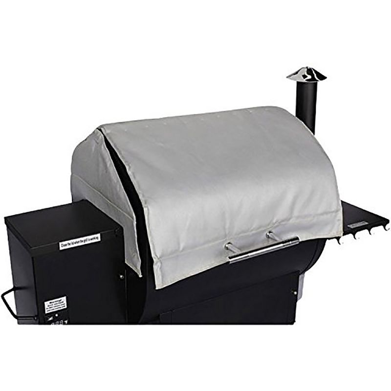 Green Mountain Grills 6004 Jim Bowie Insulated BBQ Grill Heavy-Duty Weather-Resistant Protective Thermal Blanket, Grey