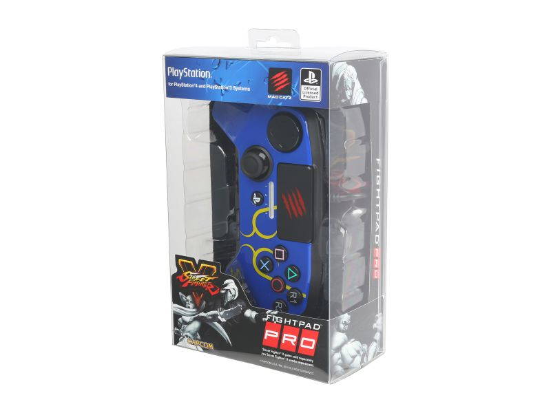 Mad Catz SFV FightPad PRO for PlayStation 3 & PlayStation 4 - White