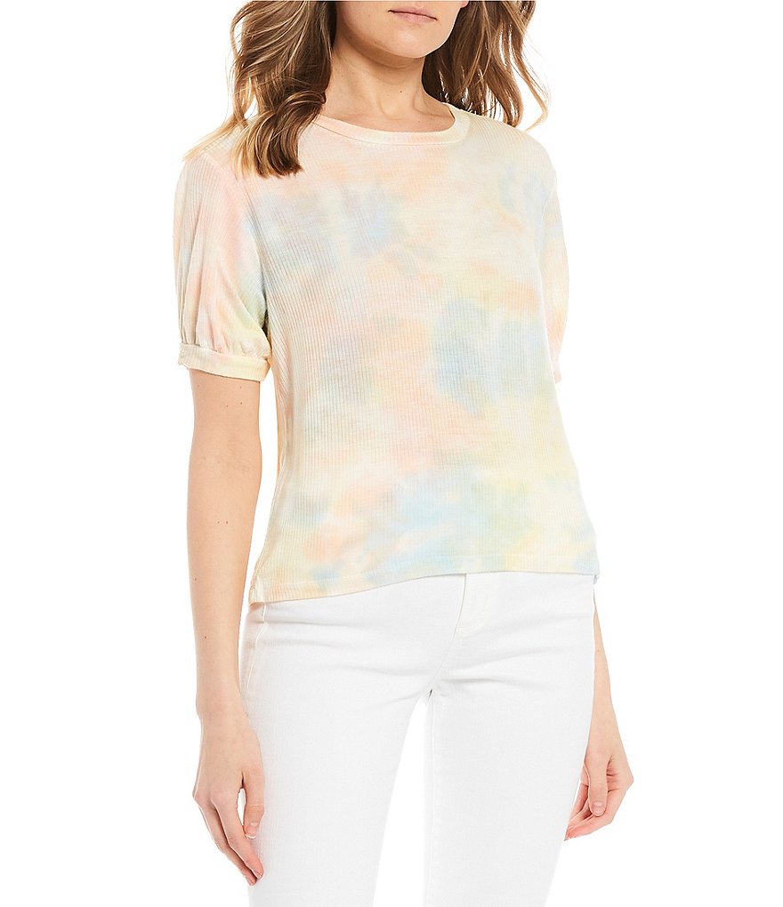 Good Luck Gem Short-Sleeve Tie-Dye Boxy Tee