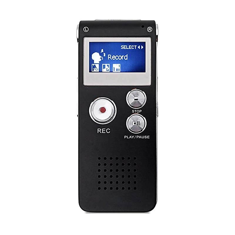 Digital Voice Recorder, USB Rechargeable Digital Sound Voice Recorder for Lectures/Meetings/Interviews/Class (8GB)