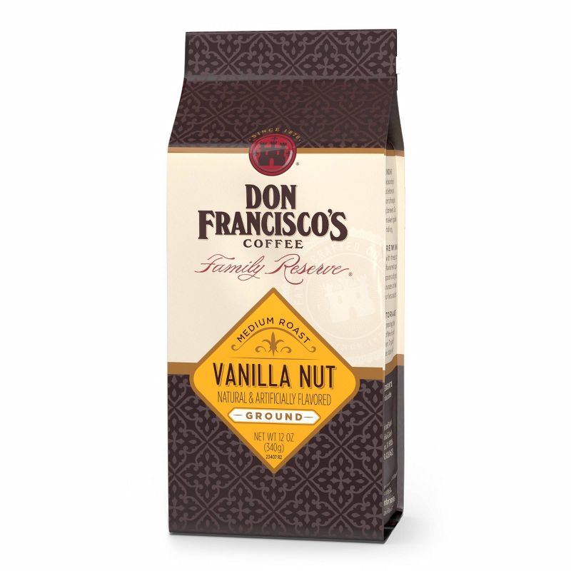 Don Francisco's Family Reserve Vanilla Nut Medium Roast Ground Coffee 12oz