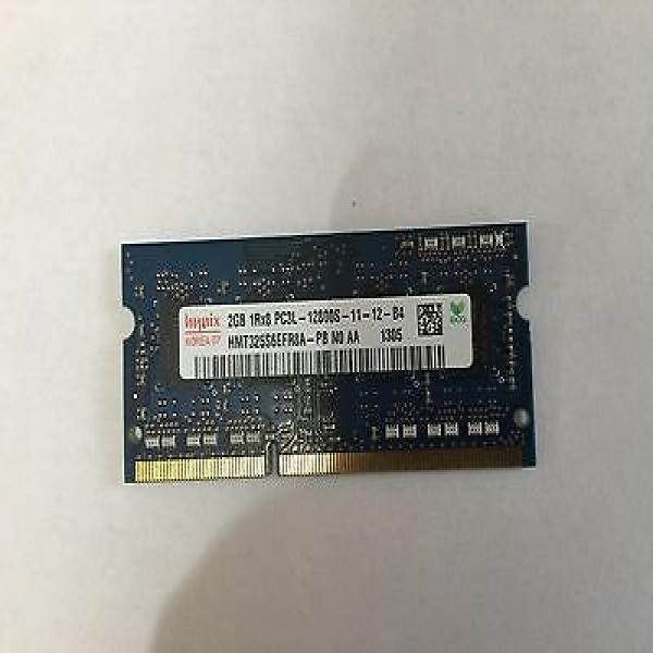 Hynix 2GB PC3-12800 DDR3-1600MHz Non-ECC 204pin Memory Module HMT425S6AFR6A-PB