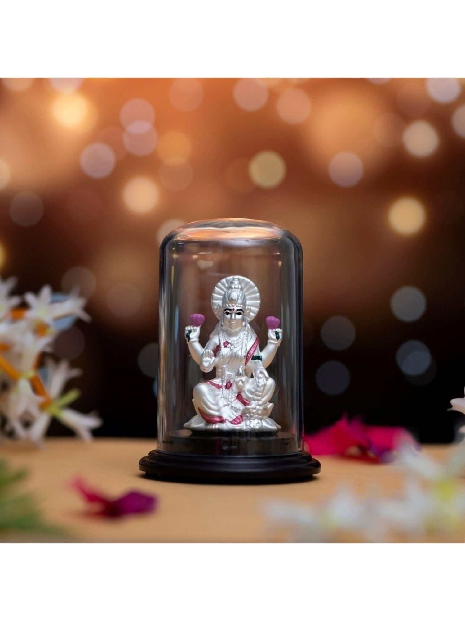 Sri Jagdamba Pearls 0.8 Silver Vishnu Idol