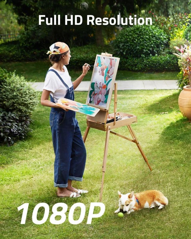 eufy Security, SoloCam E20, Wireless Standalone Outdoor Security Camera, WiFi, Wire-Free, 1080p, IP65 Weatherproof, Night Vision, Local Storage, No Monthly Fee