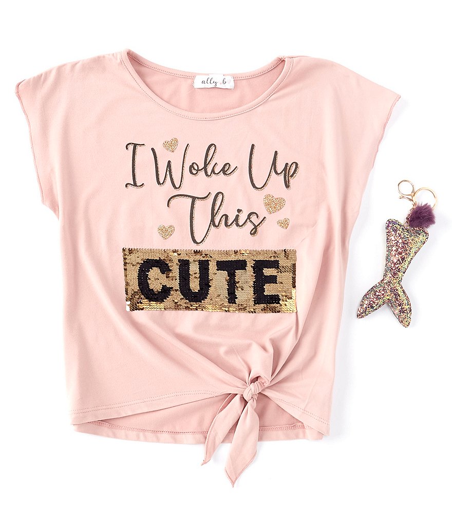 Barbie Big Girls 7-16 Short-Sleeve Follow Your Dreams Graphic Tee