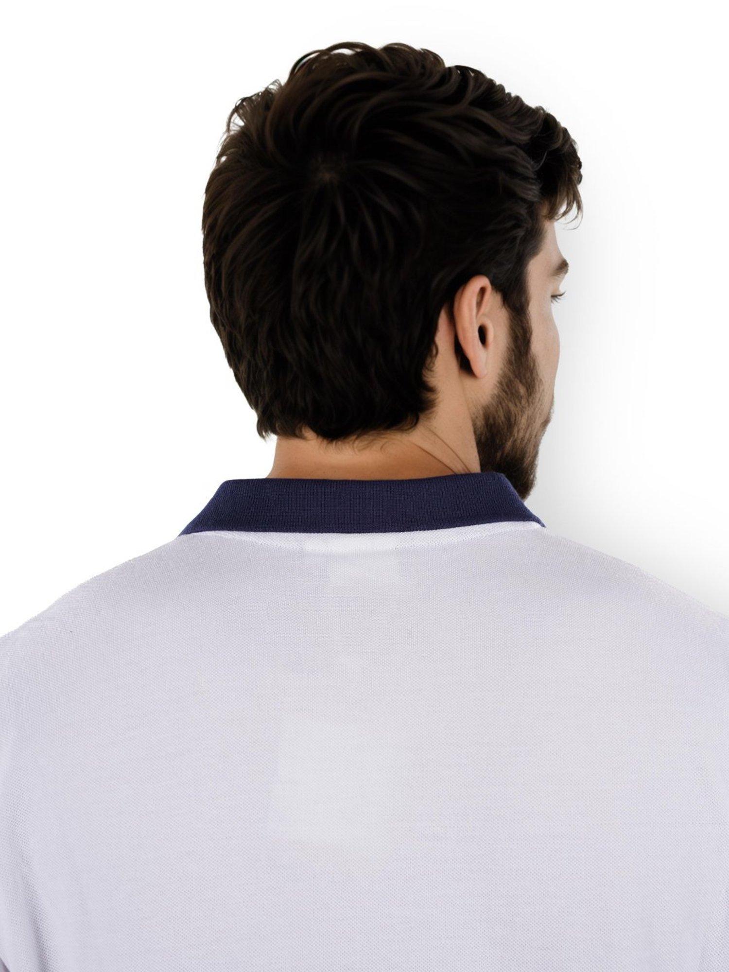 Celio* White Regular Fit Polo T-Shirt