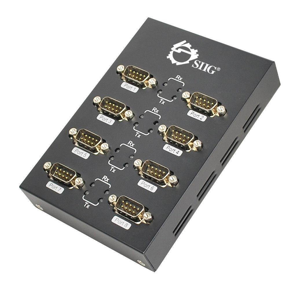 SIIG 8-Port USB to RS-232 Serial Adapter Hub (JU-SC0211-S1)