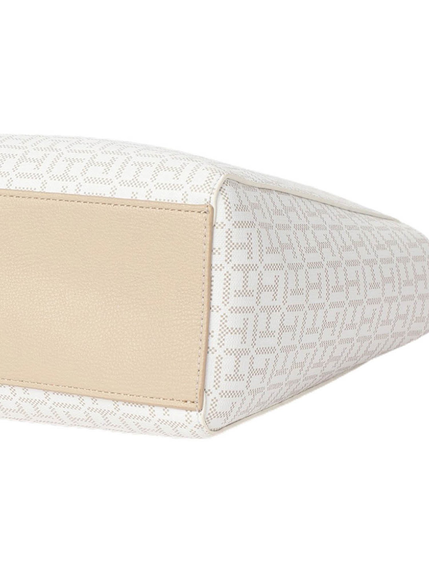 TOMMY HILFIGER Beige KIARA II Logo Bowler Bag