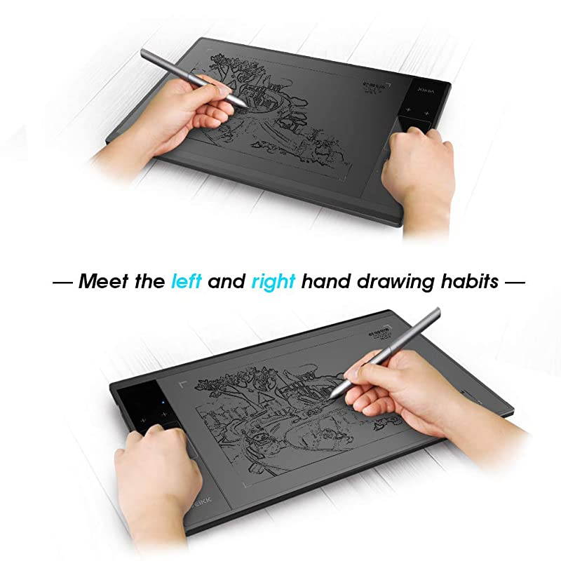 A30 Graphics Drawing Tablet with 8192 Levels BatteryFree Pen 10 x 6 Active Area
