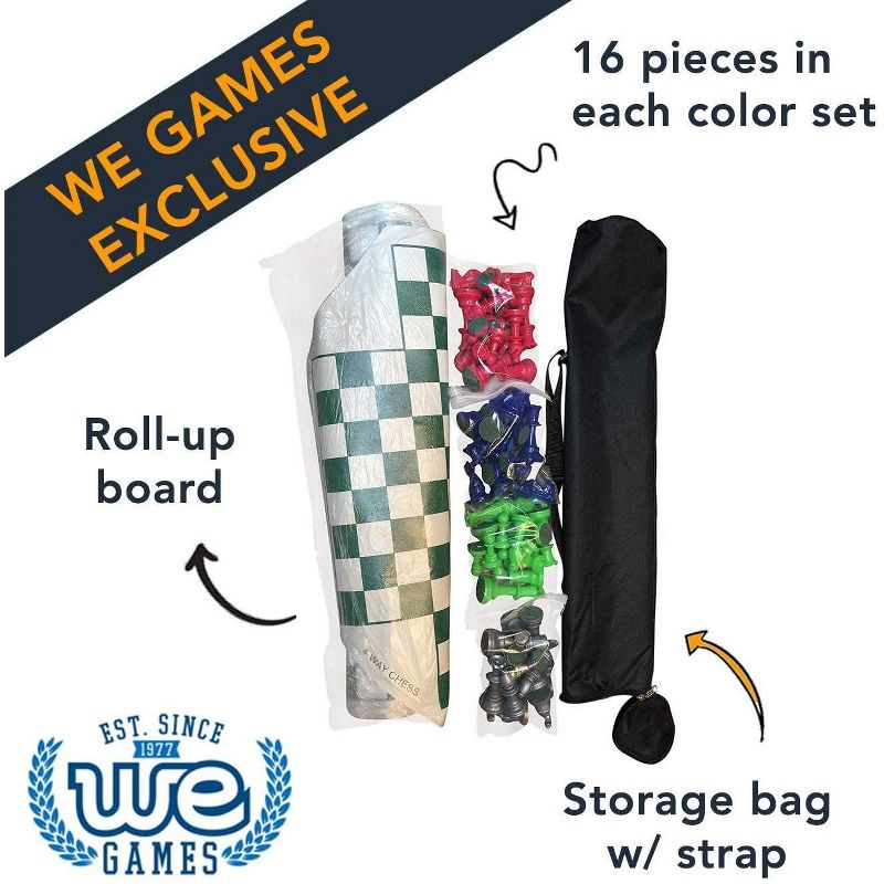 WE Games Four Player Chess Set