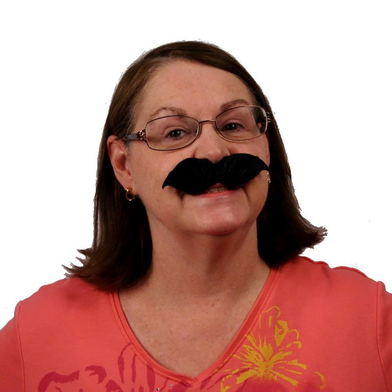 Forum Novelties Handlebar Costume Moustache - Black