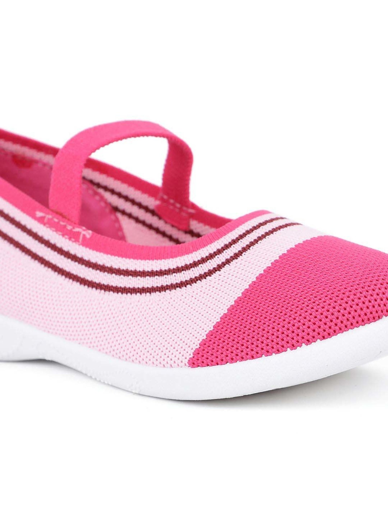 Bubblegummers by Bata Kids Pink & Off-White Mary Jane Shoes