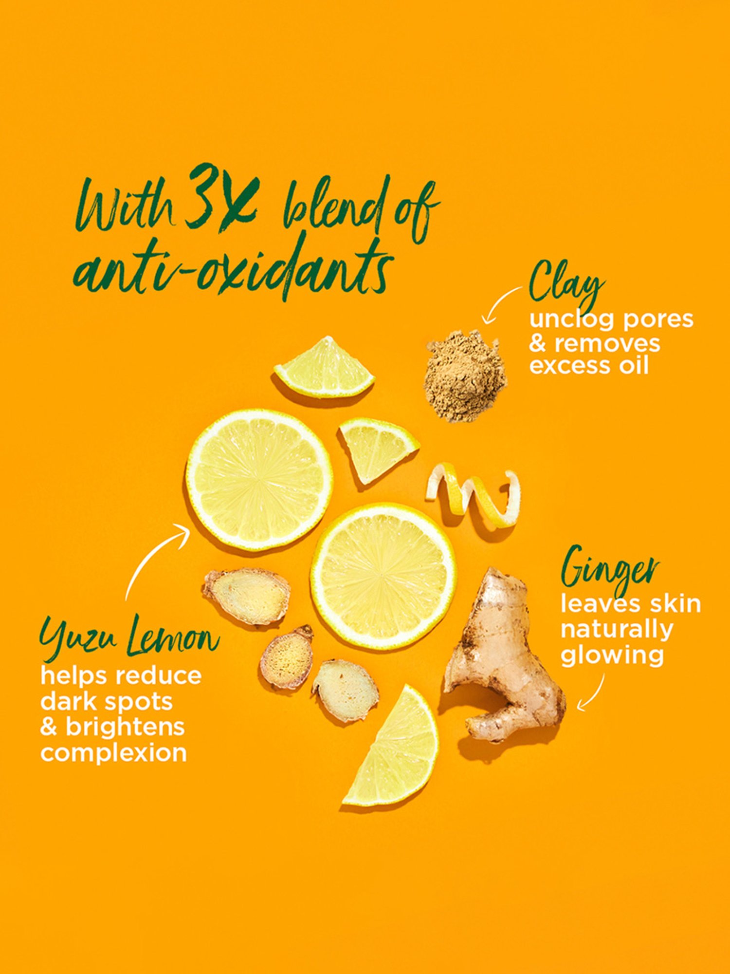 Simple Protect 'N' Glow Vitamin C Brighten Clay Mask - 50 gm