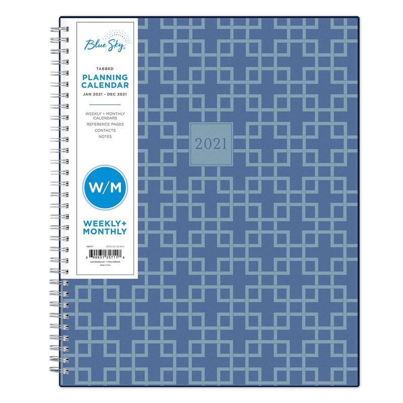 Undated Teacher Planner 8.5" x 11" Large Weekly Lesson Plan Book Botanical Floral - TF Publishing