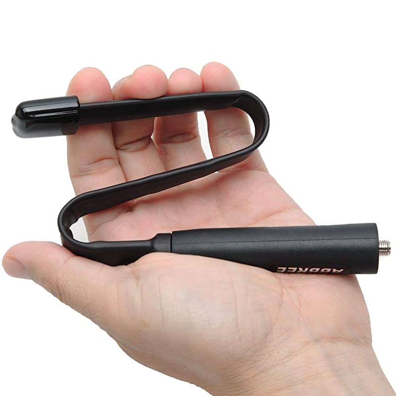 SMA-Female Dual Band VHF/UHF 144/430MHz High Gain Foldable CS Tactical Antenna for Baofeng BF-F8HP BF-888S GT-3 UV-5R UV-82 Two Way Radio (13in)