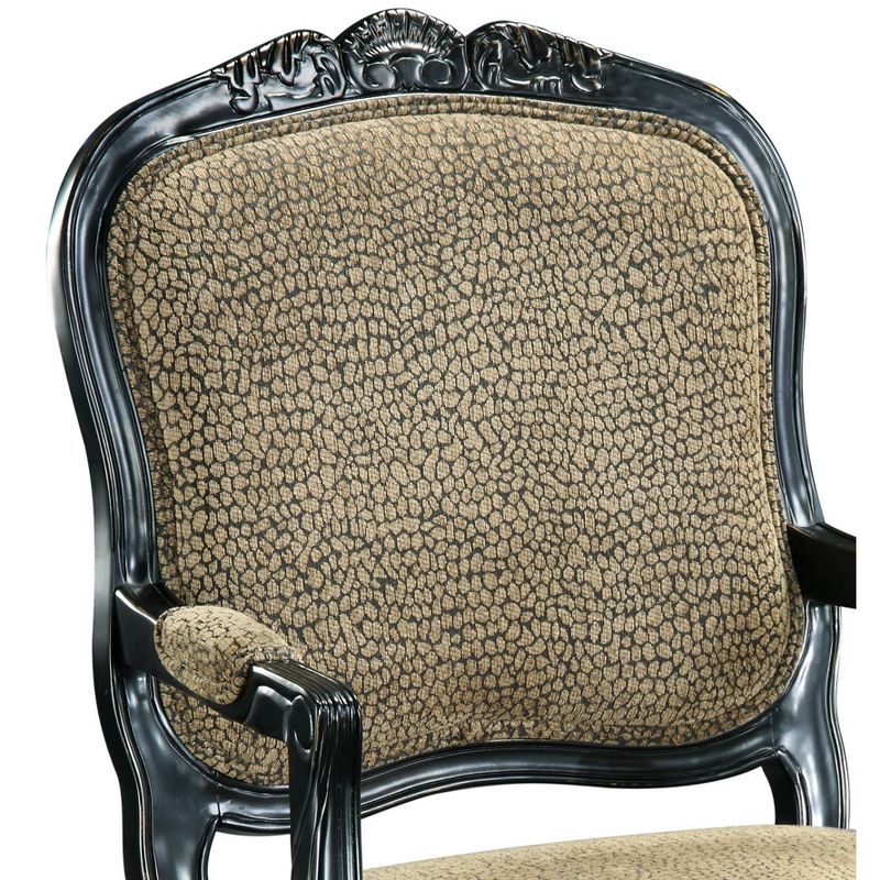 Cabriole Accent Chair Brown - Treasure Trove Accents