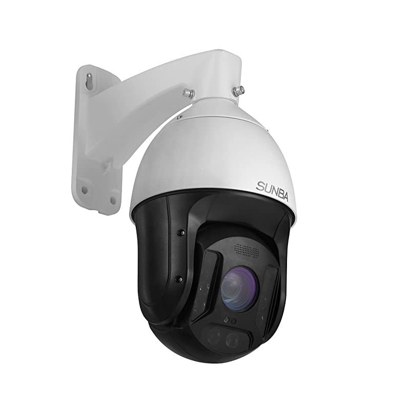 25X Optical Zoom 3MP IP PoE+ Outdoor PTZ Camera, Built-in Mic High Speed Security PTZ Dome, Long Range Infrared Night Vision up to 1000ft (601-D25X)