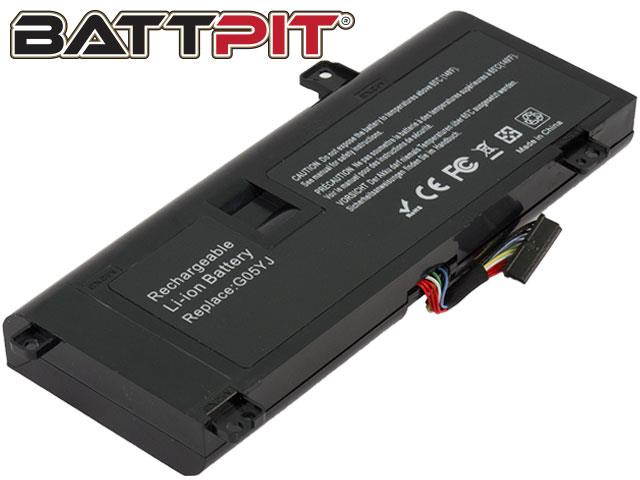 BattPit: Laptop Battery Replacement for Dell G05YJ, 08X70T, 0G05YJ, 8X70T, P39G001, Y3PN0
