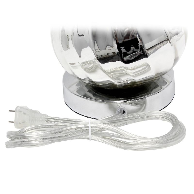 Kissy Pear Table Lamp with Fabric Shade White - Lalia Home