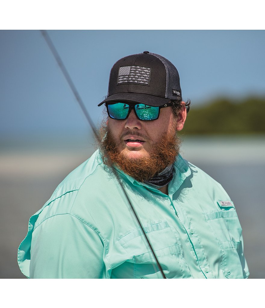 Columbia PFG Flag Mesh Trucker Cap