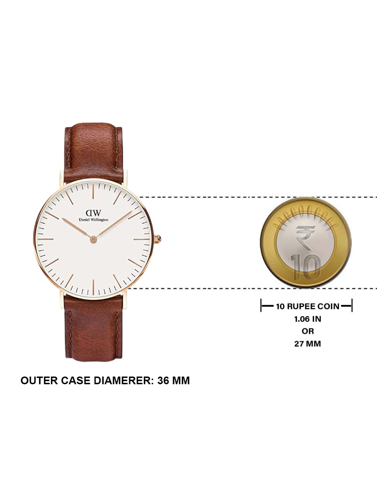 Daniel Wellington DW00100035 Classic St Mawes Analog Watch for Women