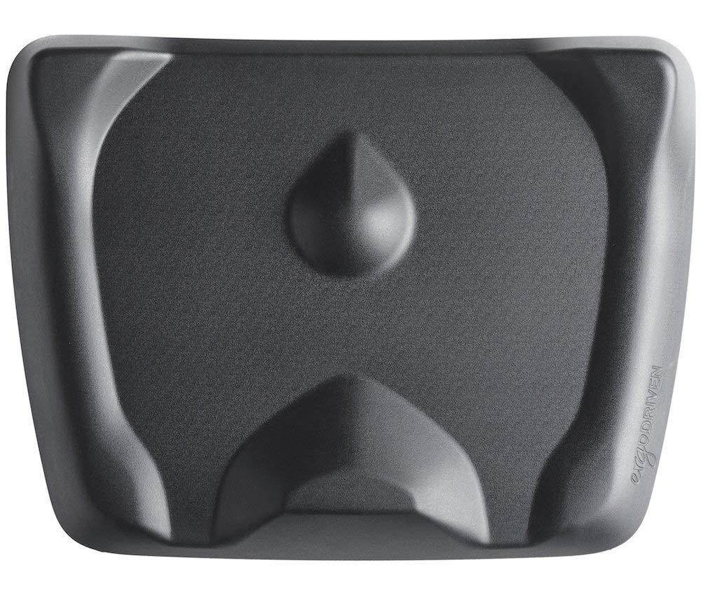 Topo Mini by Ergodriven | The Smaller Not-Flat Standing Desk Anti-Fatigue Mat with Calculated Terrain (Obsidian Black)