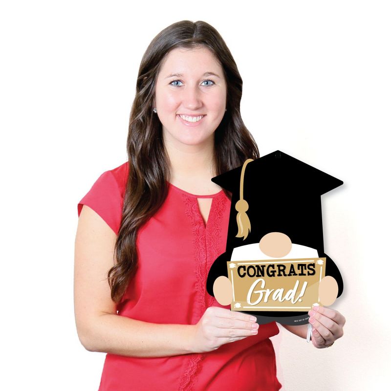 Big Dot of Happiness Gold Glitter 2021 Party Straws - No-Mess Real Gold Glitter Cut-Out Numbers & Decorative Graduation Paper Straws - Set of 24