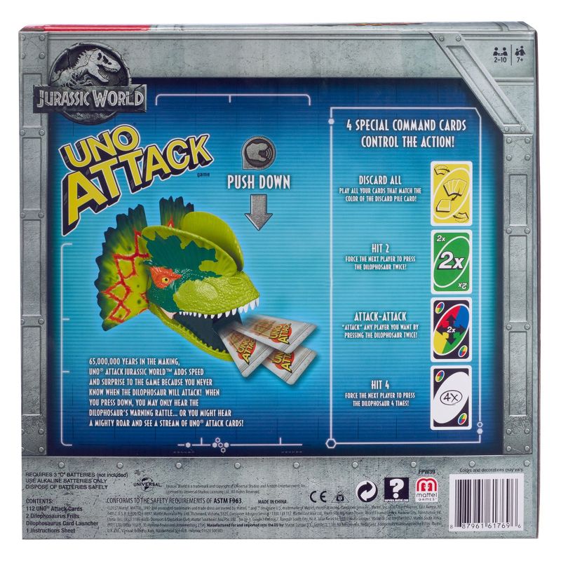 UNO Attack Jurassic World Card Game