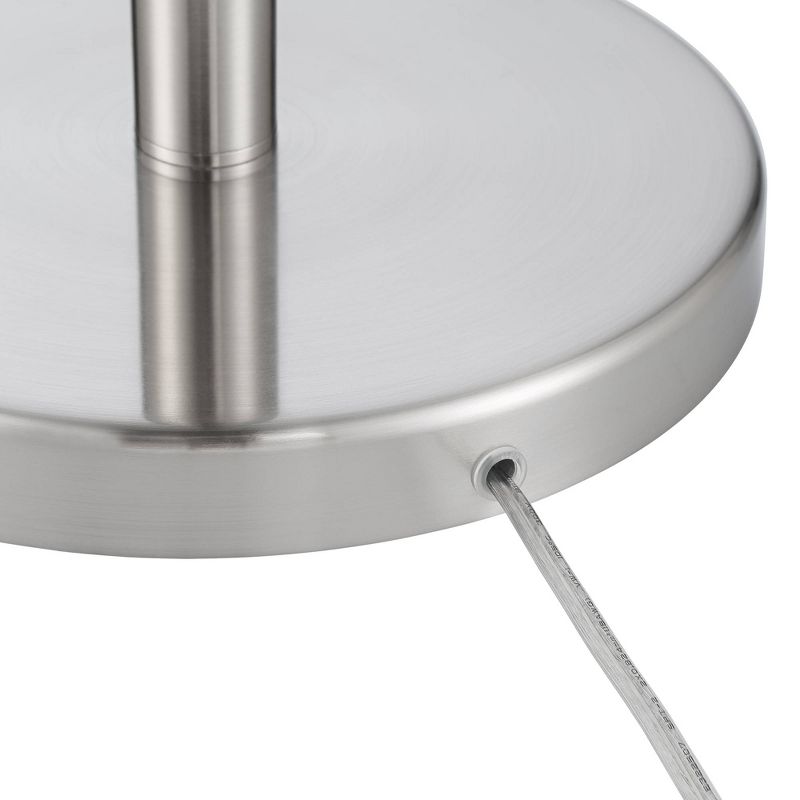 Possini Euro Design Possini Euro Canasta Brushed Nickel Trac Tree Floor Lamp