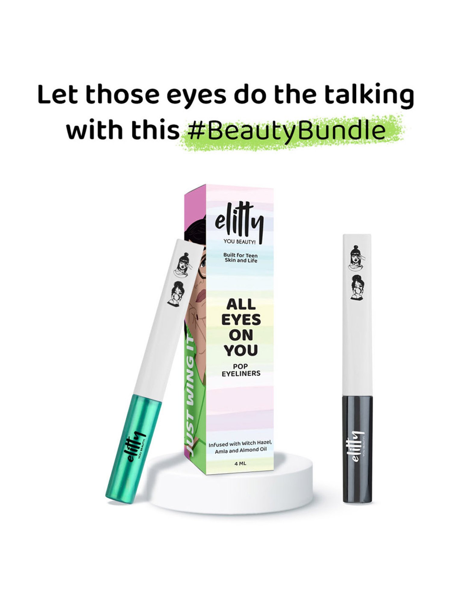 Elitty Eye Gotta Feeling Wildchild Eyeliner Combo - Pack of 2