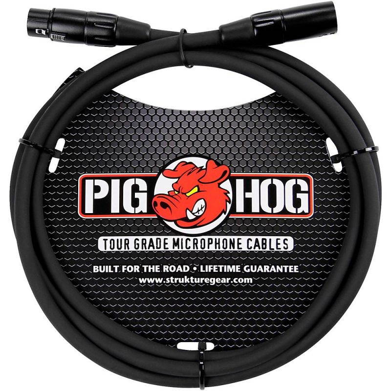 pig hog phm30 high performance 8mm xlr microphone cable, 30 feet