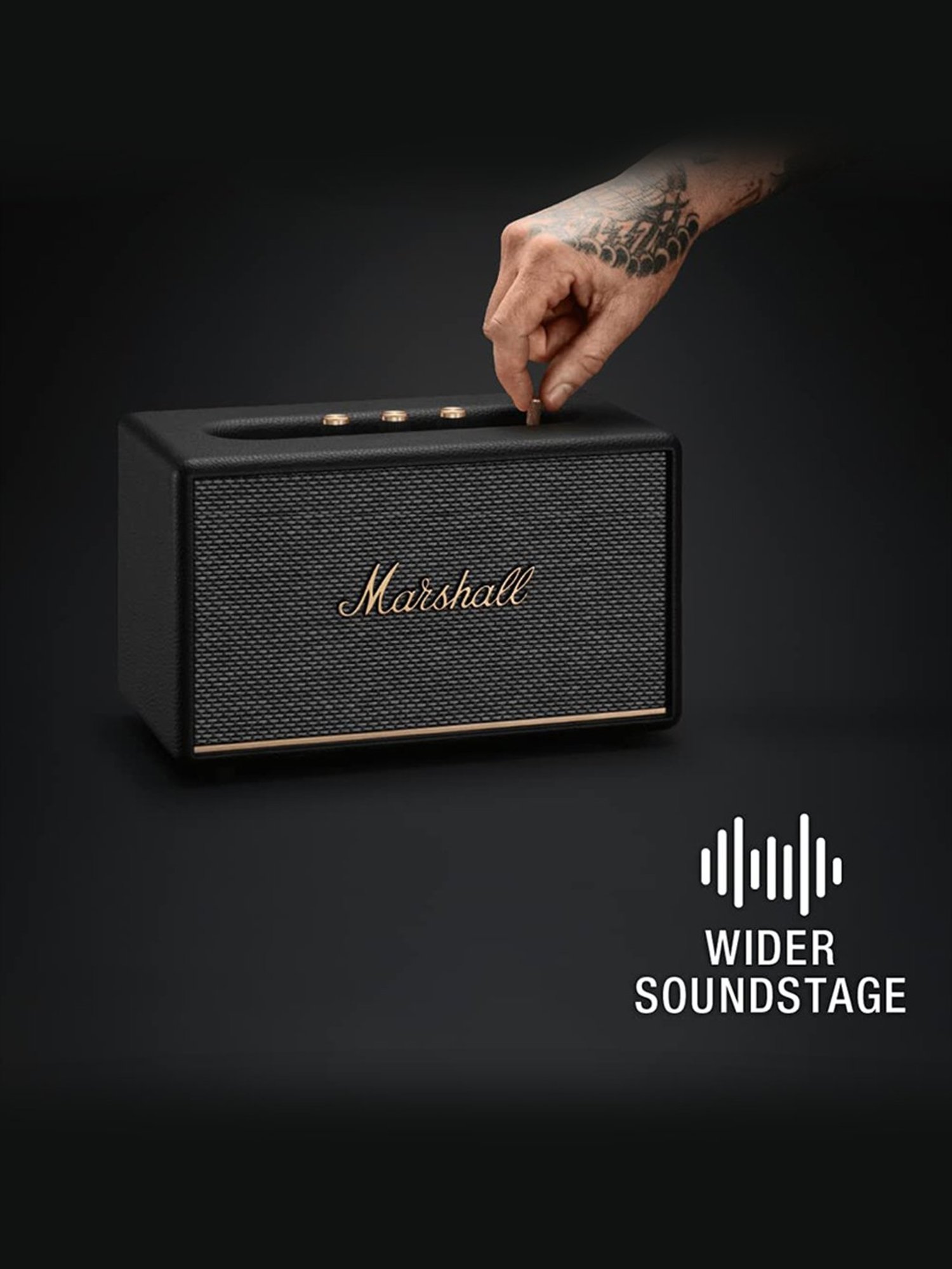 Marshall Stanmore III Bluetooth Wireless Speaker (Black)
