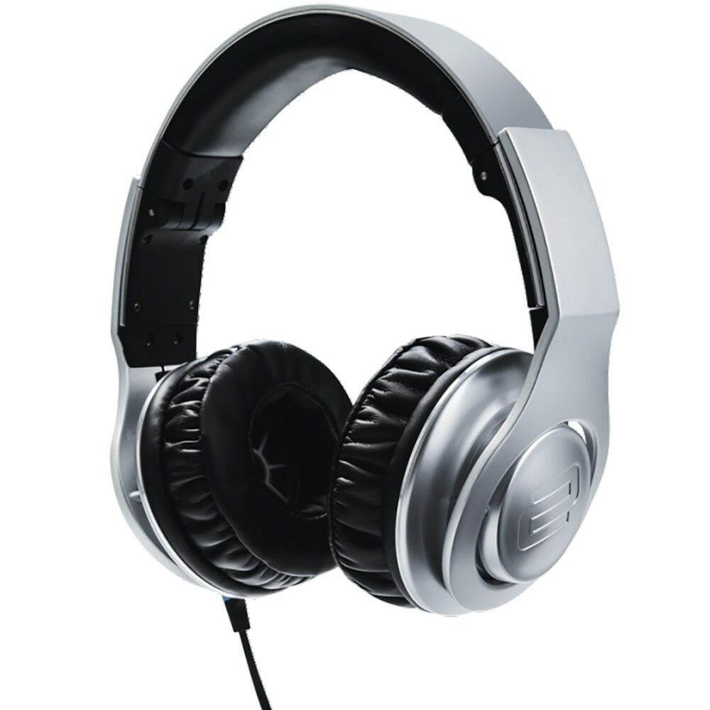 Reloop RHP-30 Pro Closed Lightweight DJ Headphones SILVER w/ Detachable Cables