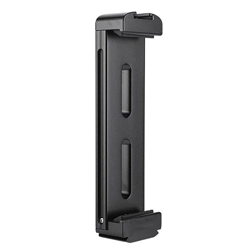 Aluminum Tripod Mount Tablet Clamp Holder for iPads 7.9"~12.9" for iPad Mini for iPad Pro etc