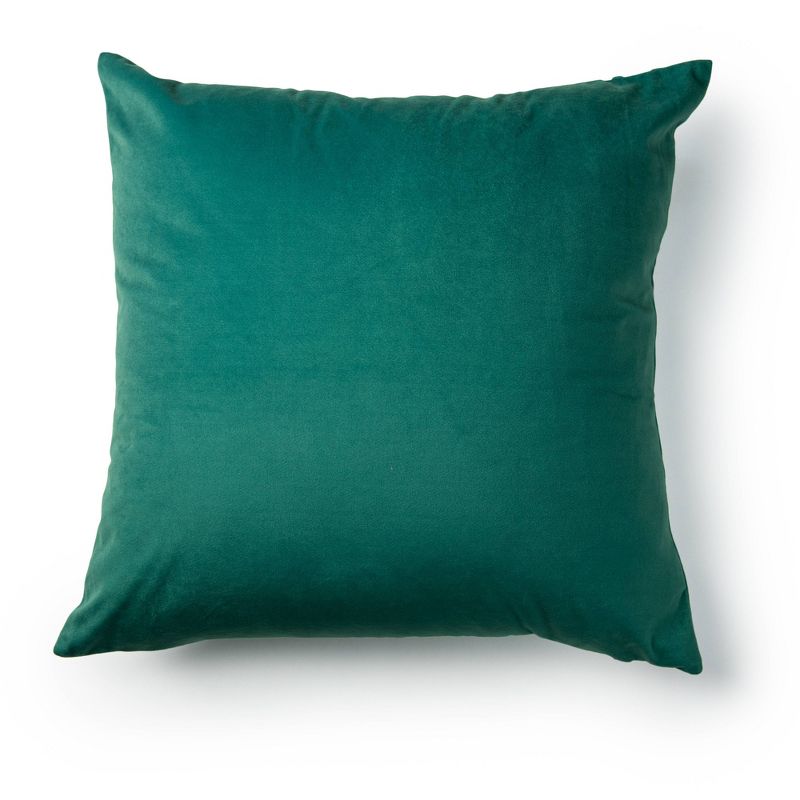 18"x18" Football Words Decorative Throw Pillow Green - SureFit