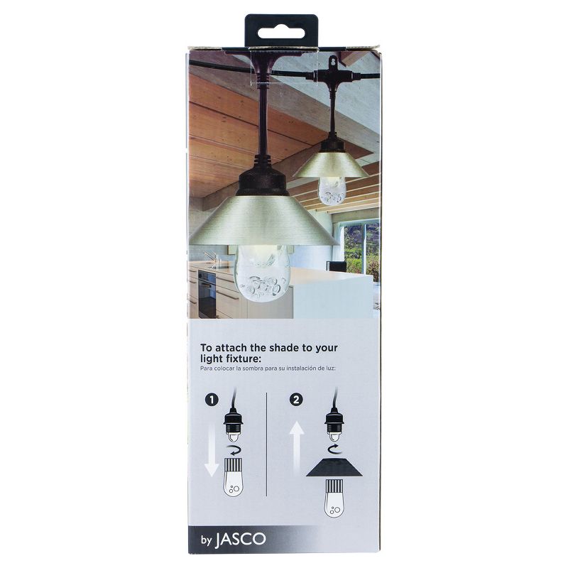 Springcrest Off-White White Drum Lamp Shade Modern Silver Circles 15x16x11 - Spider