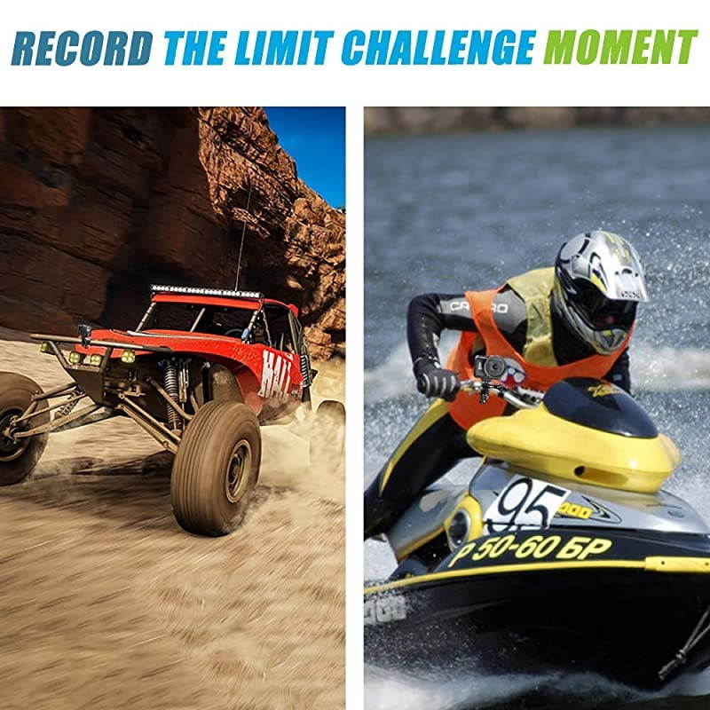 Version360&deg;Rotation and Lock Any Direction 0613inch AllAluminum BikeMotorcycle Handlebars Seat Post Ski Pole Mount for GoPro98Hero7HERO6 BlackHERO5 Black4HD DJI Osmo Action Cam