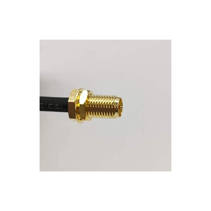 RPSMA Male to Female WiFi Antenna Connector Extension Cable Black 33ft