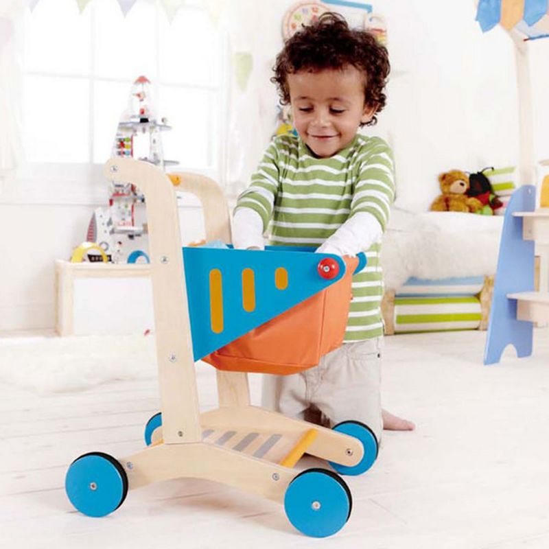 HAPE Kid's Wooden Shopping Cart