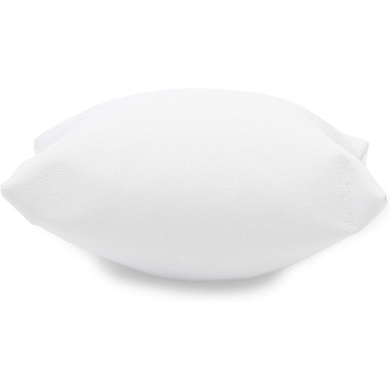 12-Pack White Faux Leather Jewelry Display Pillows Cushion Holder 3" for Watch Bracelet Bangle Showcase