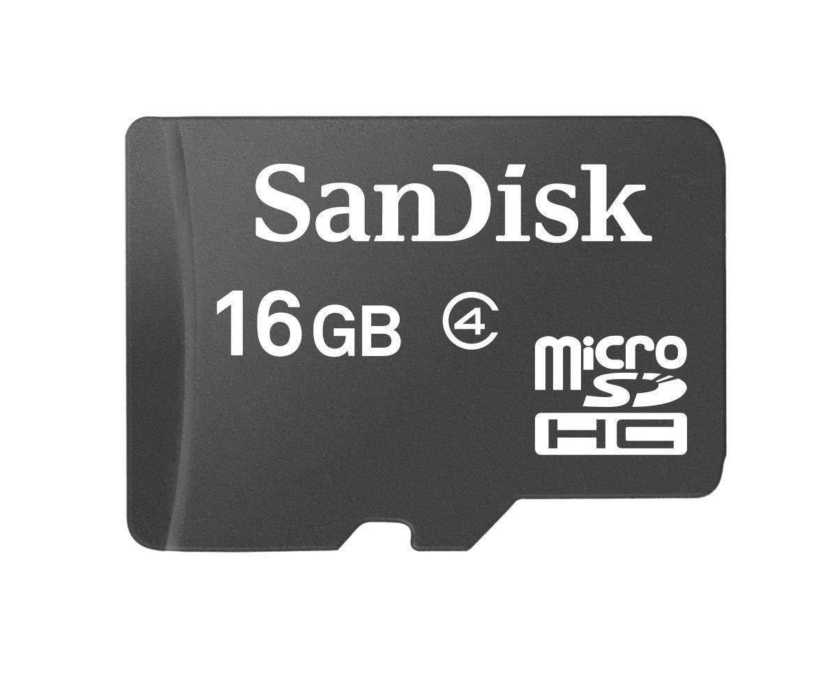 SanDisk 16 GB microSDHC Flash Memory Card SDSDQ-016G (Bulk Packaging) - Class 4